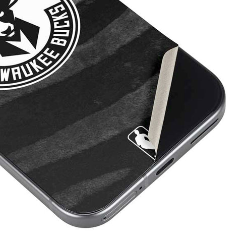 NBA Milwaukee Bucks Animal Print Black Pixel 9 Pro XL Skin